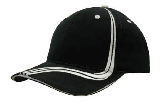 Headwear Cap With Sandwich & Emb Lines X12 - 4099 Headwear Professionals